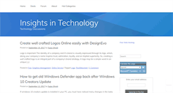 Desktop Screenshot of insightsintechnology.com