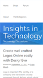 Mobile Screenshot of insightsintechnology.com
